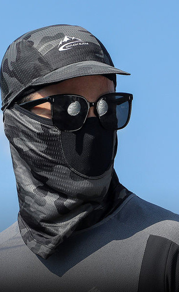 Мъжка шапка - с лицева маска за цялото лице