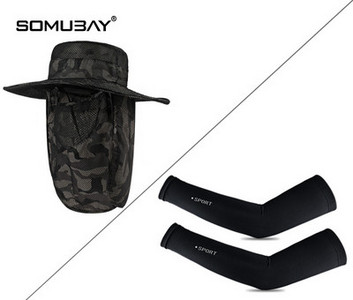 Мъжка шапка - с маска за лице камуфлаж