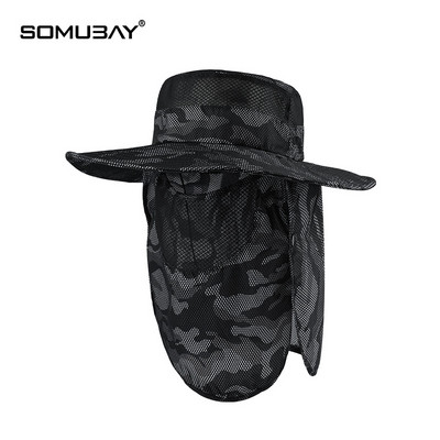 Мъжка шапка - с маска за лице камуфлаж