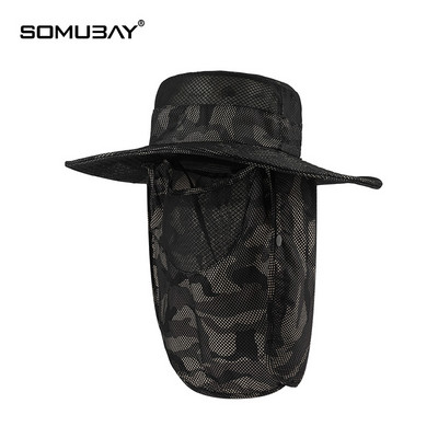 Мъжка шапка - с маска за лице камуфлаж