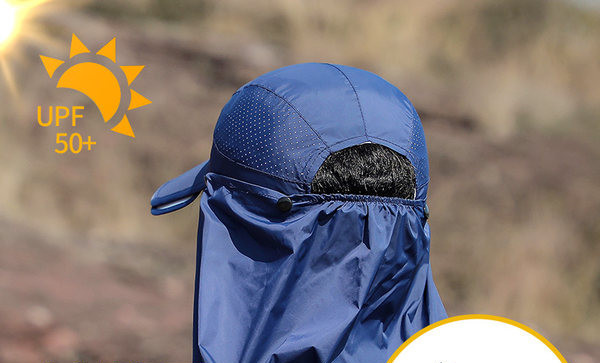 Мъжка лятна шапка - с маска за цялото лице