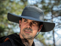 Мъжка слънцезащитна шапка - с връзка