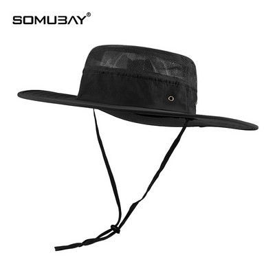 Мъжка слънцезащитна шапка - с връзка