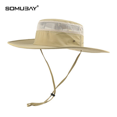 Мъжка слънцезащитна шапка - с връзка