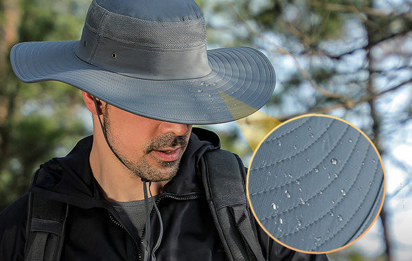 Мъжка слънцезащитна шапка - с връзка