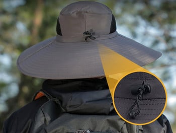 Ανδρικό καλοκαιρινό καπέλο από διαπνέον υλικό κατάλληλο για το βουνό