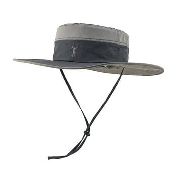 Мъжка рибарска шапка с широка периферия и UV защита