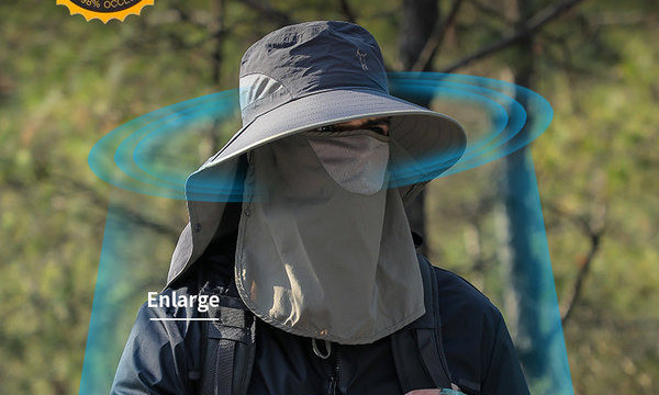 Лятна рибарска шапка с широка периферия