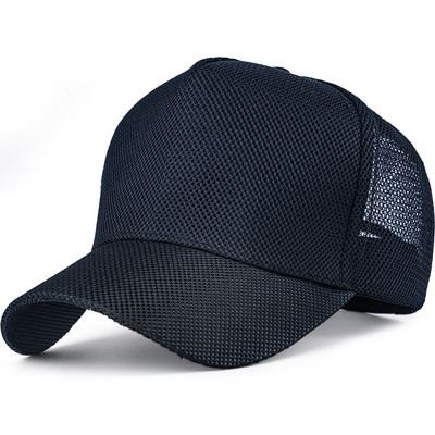 Мъжка бейзболна шапка от дишаща материя с козирка