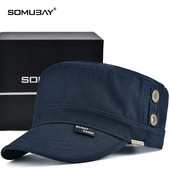 Мъжка лятна шапка с козирка и метален елемент