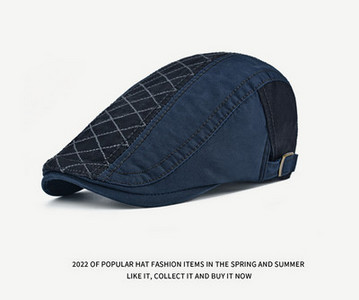 Vyriška kepurė – retro languota beretė