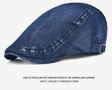 Мъжка лятна регулируема шапка тип барета