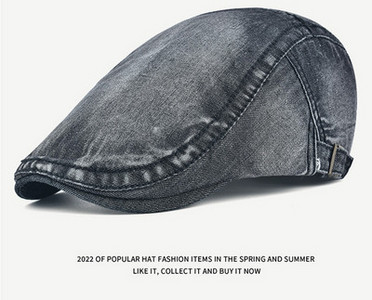 Мъжка лятна регулируема шапка тип барета