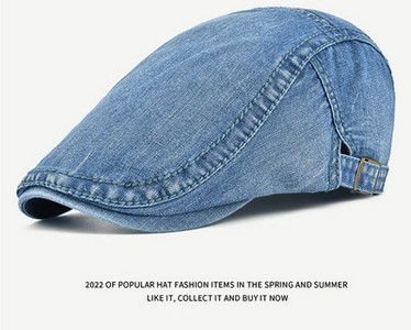 Мъжка лятна регулируема шапка тип барета