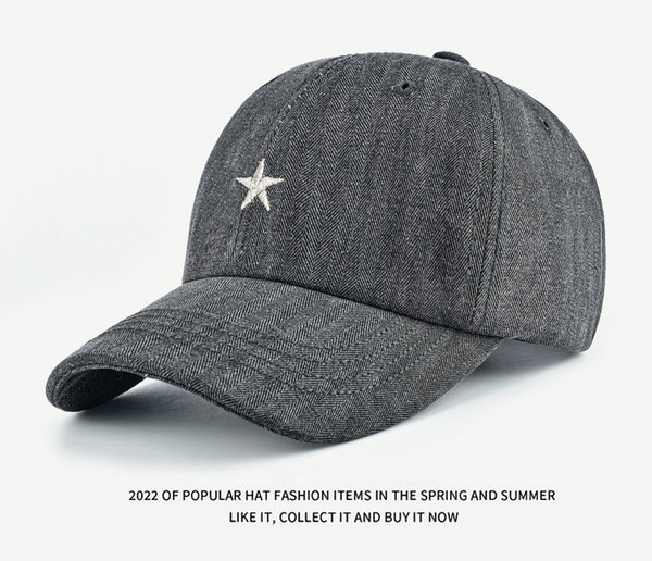 Muška bejzbol kapa - sa izvezenom zvijezdom