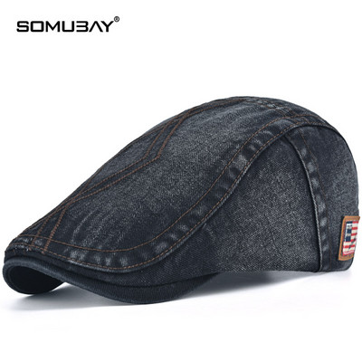 Muški šešir - retro traper beretka