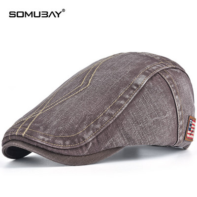 Muški šešir - retro traper beretka