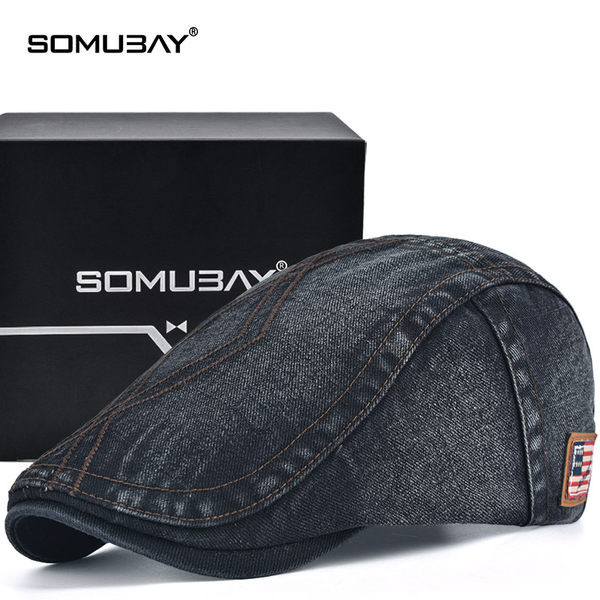 Muški šešir - retro traper beretka