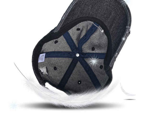 Мъжка шапка - със скъсан ефект