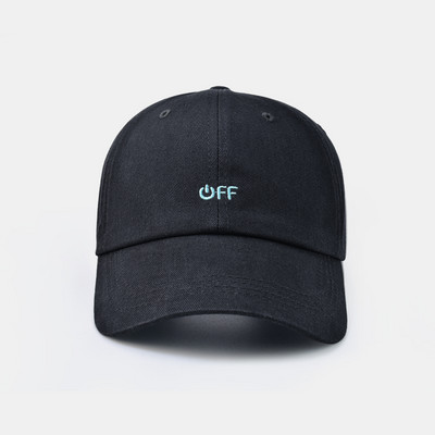 Ежедневна бейзболна мъжка шапка с козирка и бродиран надпис