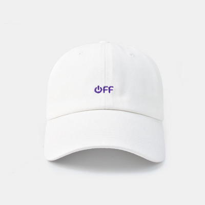 Ежедневна бейзболна мъжка шапка с козирка и бродиран надпис