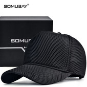 Мъжка лятна шапка от дишаща материя с козирка