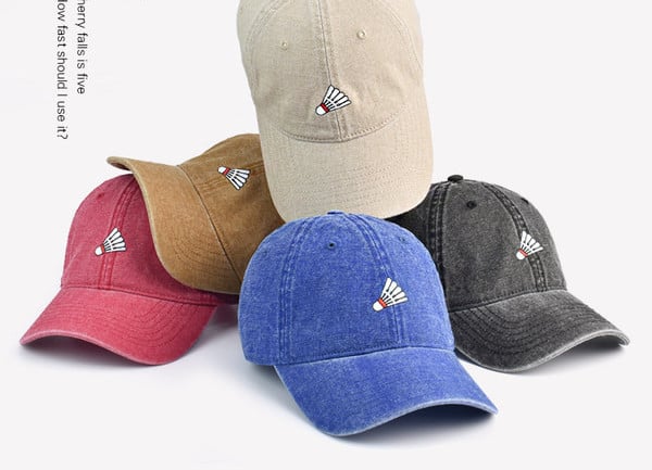 Мъжка памучна шапка - с бродерия