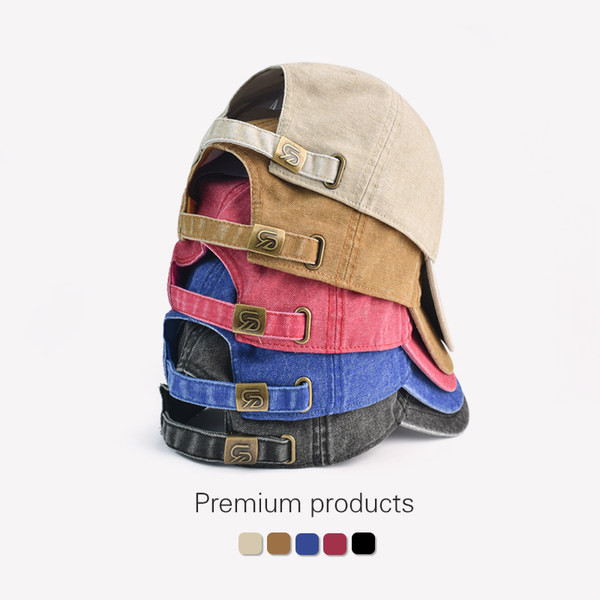 Мъжка памучна шапка - с бродерия