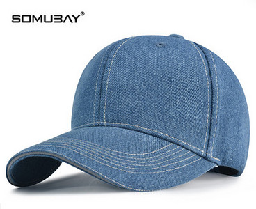 Мъжка дънкова шапка - с удължена периферия