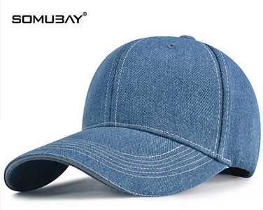 Мъжка дънкова шапка - с удължена периферия