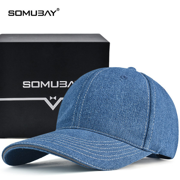 Мъжка дънкова шапка - с удължена периферия