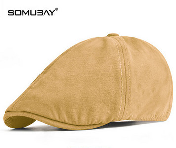 Мъжки текстилен каскет в ретро стил