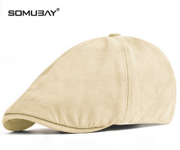 Мъжки текстилен каскет в ретро стил