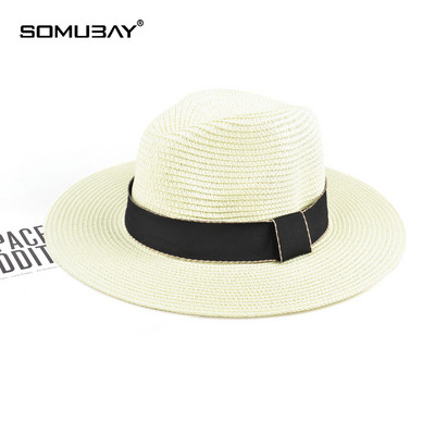 Сламена мъжка шапка в няколко цвята