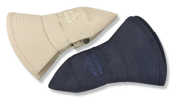 Мъжка рибарска шапка с периферия и връзки