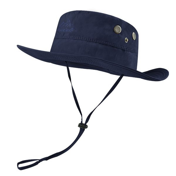 Мъжка рибарска шапка с периферия и връзки