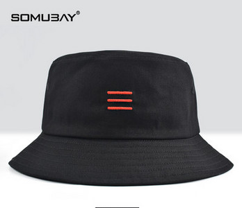 Лятна текстилна шапка тип рибарска с бродерия