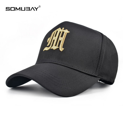 Мъжка  бейзболна шапка с козирка и бродерия