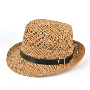 Μοντέρνο ανδρικό ψάθινο καπέλο
