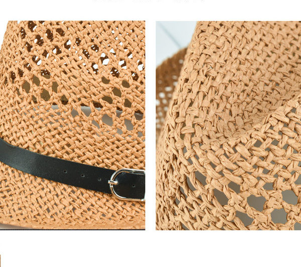 Модерна мъжка сламена шапка