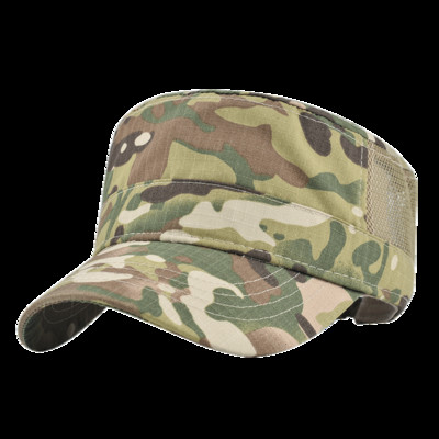 Текстилна шапка с камуфлажен десен