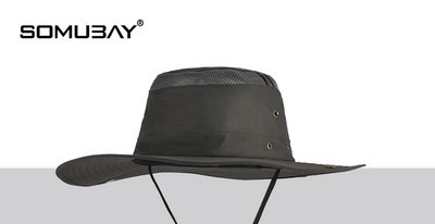 Мъжка лятна шапка - с връзки