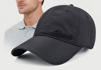 Мъжка текстилна бейзболна шапка с козирка и надпис