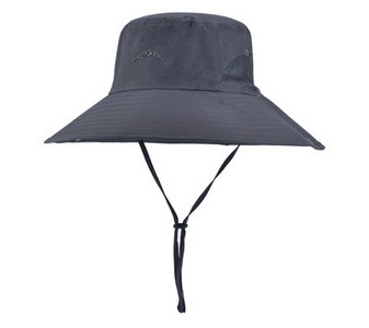 Мъжка текстилна шапка с голяма периферия и връзки