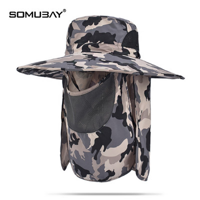 Мъжка ежедневна шапка с голяма периферия -от дишаща материя