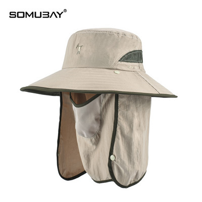 Текстилна шапка с периферия и маска за лице подходяща за риболов