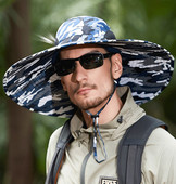 Мъжка рибарска шапка - с голяма периферия