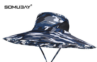 Мъжка рибарска шапка - с голяма периферия