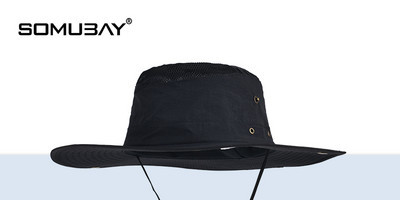 Мъжка слънцезащитна шапка - с връзки