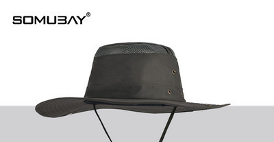 Мъжка слънцезащитна шапка - с връзки